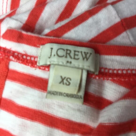 🚨SALE🚨 J. Crew Red White Stripe Top Size XS 3/$10 4/$12 5/$15 - Picture 5 of 6